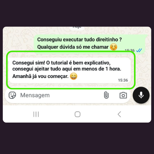 Depoimento Cliente 1