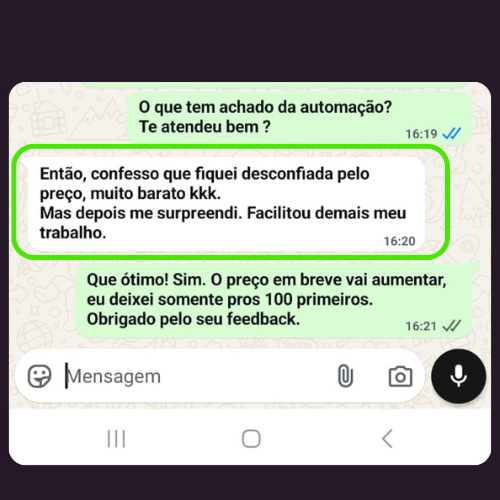 Depoimento Cliente 2